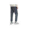 Fila X V&A Morgan Series Solid Color Tapered Retro Woven Casual Pants Men Bottoms Dark-Night-Gray F11M418801F-DY