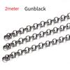 1 Meter 2 Meter Geprägte O-Form Halskettenketten Kupferarmband Kabelglied Großhandel Offene Ringketten für DIY Schmuckherstellung Zubehör