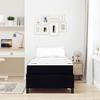Box Spring Bed Black 90 x 200 cm Fabric