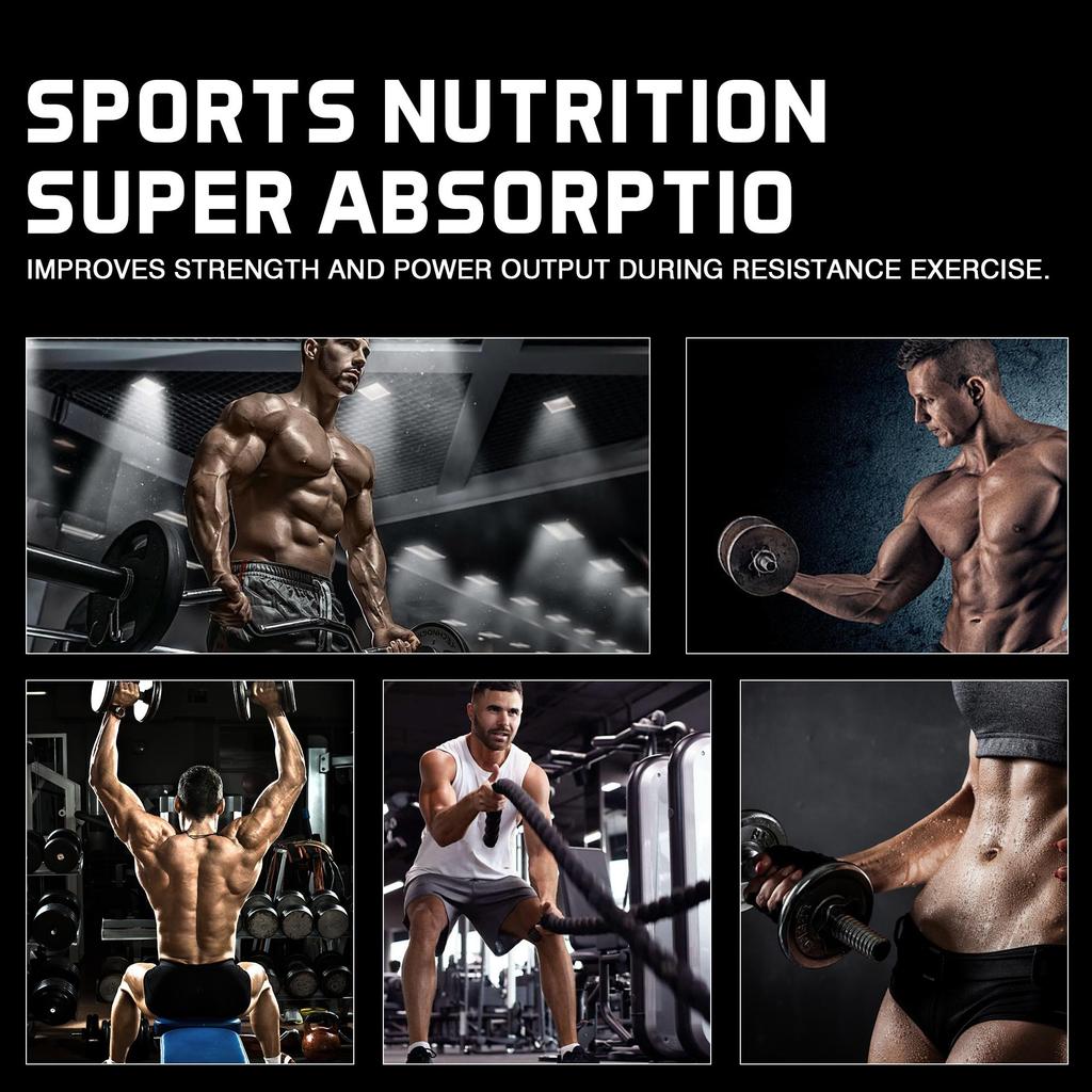Creatine Dietary Supplement; Builds Strength; Enhances Athletic Performance; Suitable for Adults.