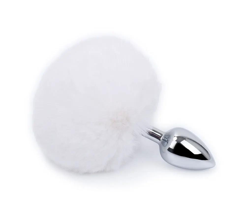 Stainless Steel Rabbit Tail Anal Plug Erotic Dildo Masturbation Prostate Massager Butt Plug Sex Toys For Women Adults Sex Game