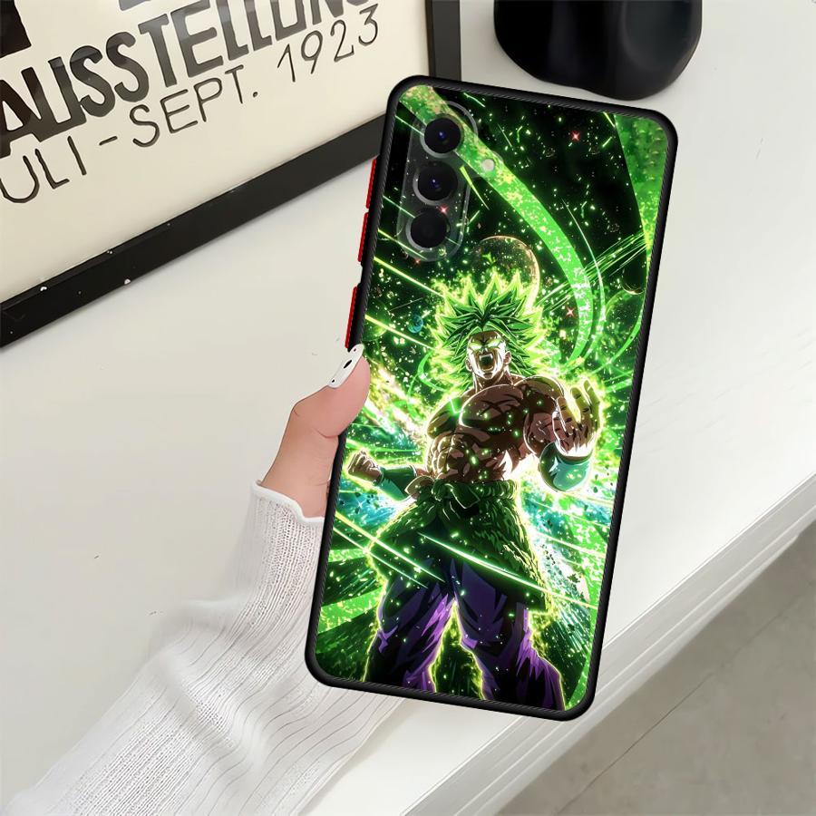 Dragon Ball Broli Goku Case for Samsung Galaxy A35 A36 A25 A26 A54 A22 A73 A52 A56 A24 A53 A21s A34 Back Phone Cover