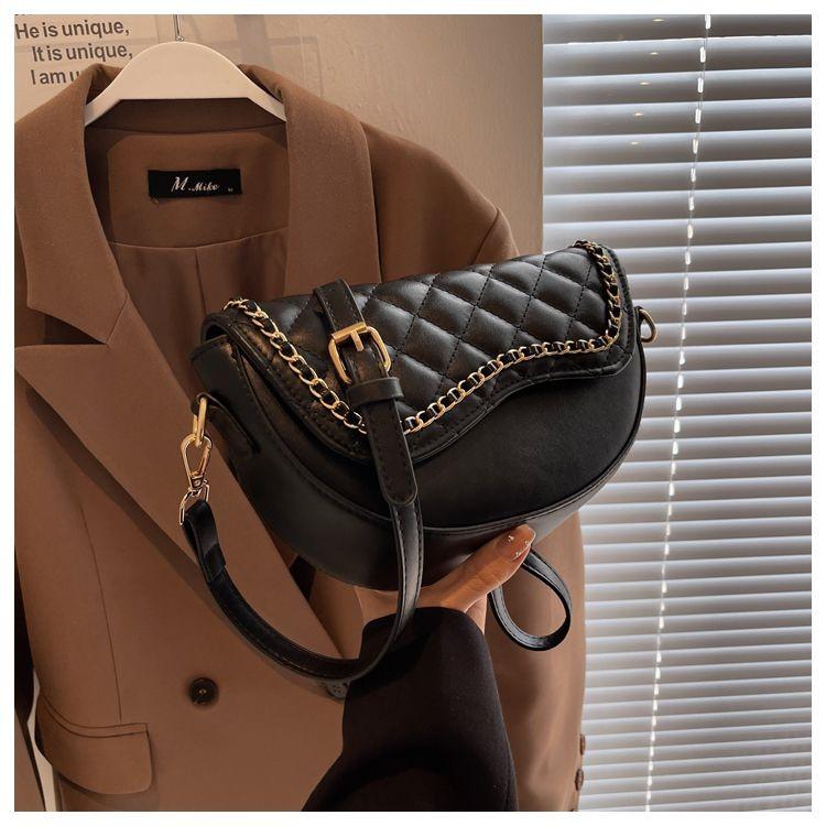 Ielgy Spring Summer Fashion Saddle Bag Feel Shoulder Messenger Bag
