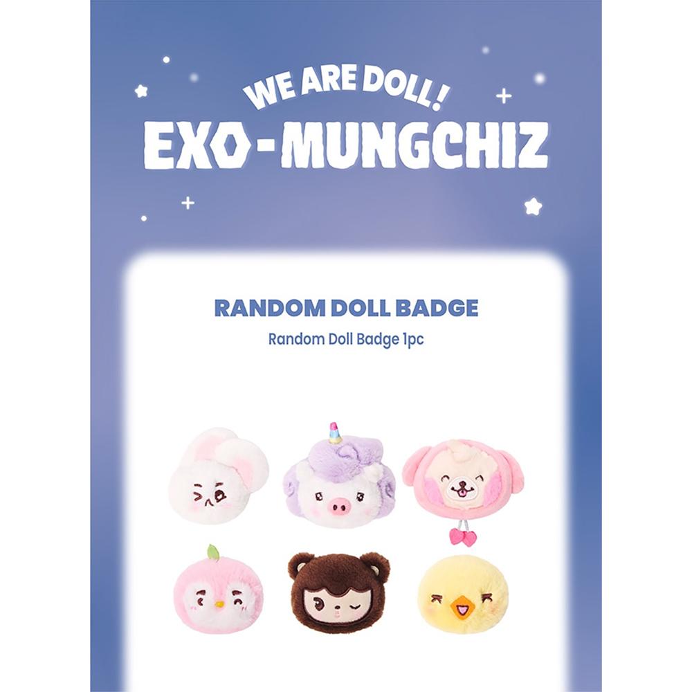 [Pre-order] EXO - [EXO-MUNGCHIZ] Random Doll Badge