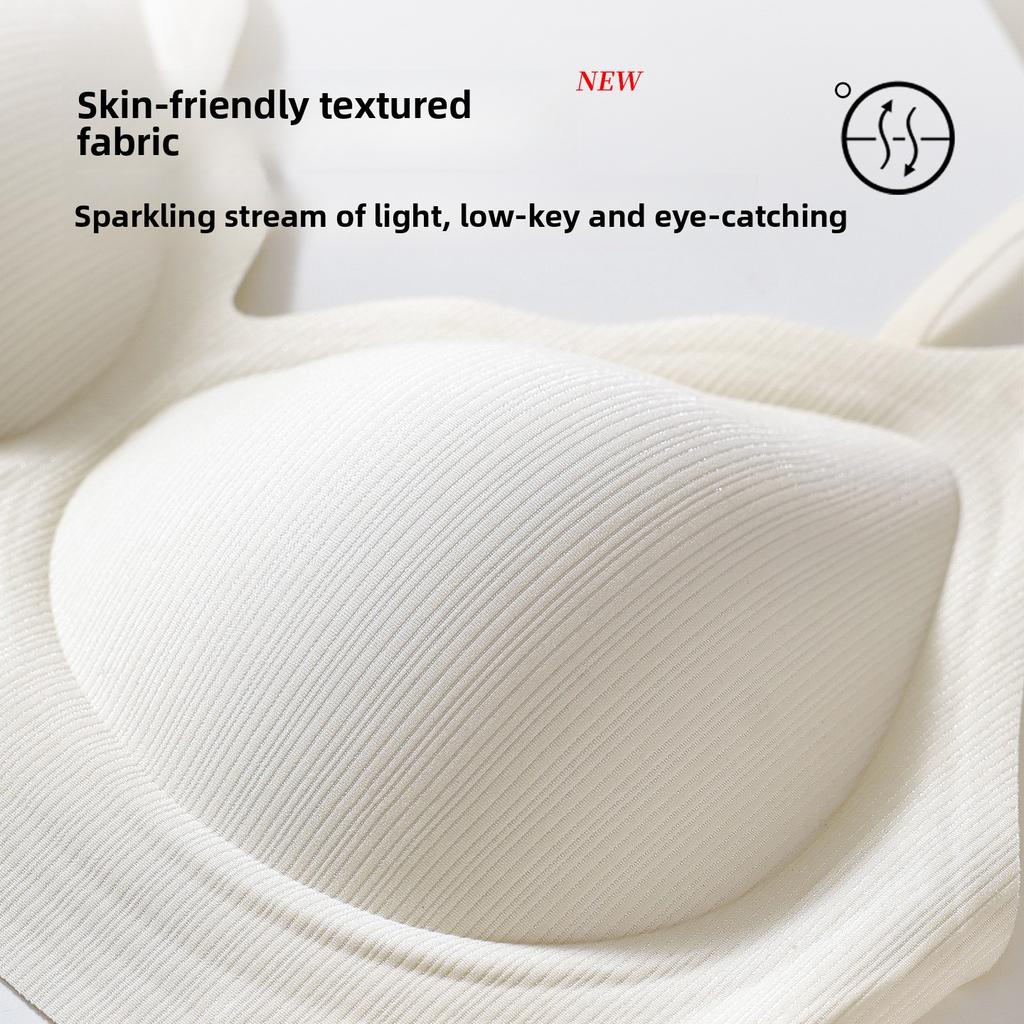 Female hang neck thin shoulder belt pull soft support to collect auxiliary breast invisible without trace beautiful back underwear