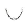 Gucci Verriegelndes doppeltes G mattes 925er Silberarmband Herrenarmband 627068-J8400-0728
