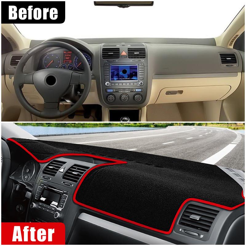 For Volkswagen VW Jetta 5 A5 MK5 2006 2007 2008 2009 2010 Car Dashboard Sun Shade Cover trument Panel Anti-UV Pad Accessories