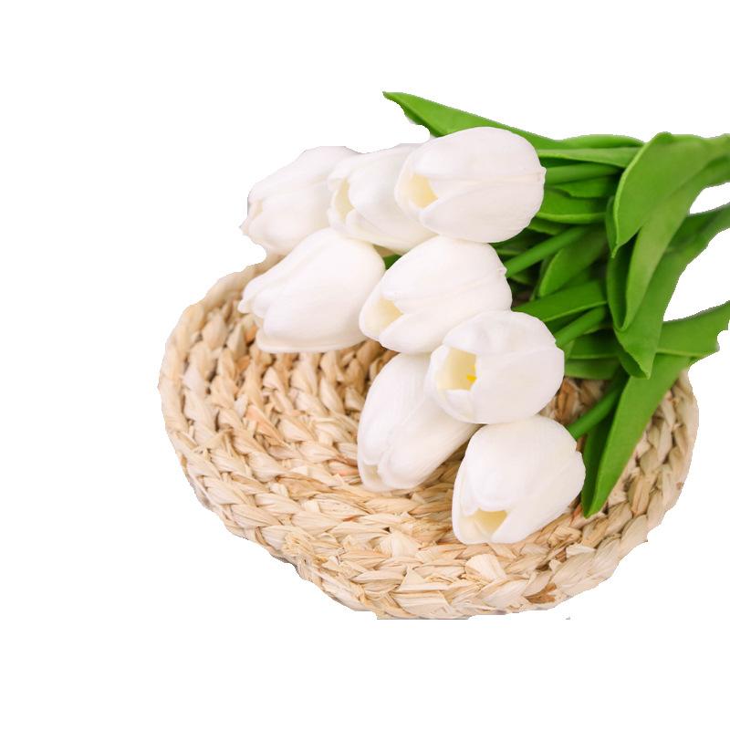Pu Moisturizing Tulip Simulation Flower Fake Flower Wedding Party Home Decoration Flower Flower