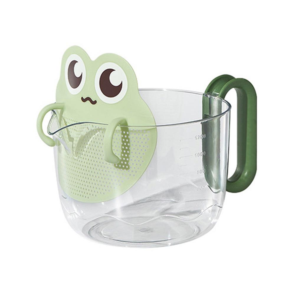 Built-in Filter Plate Strainer Bowl Equipped with Filter Plate Egg Filter Basin  Kitchen Supplies