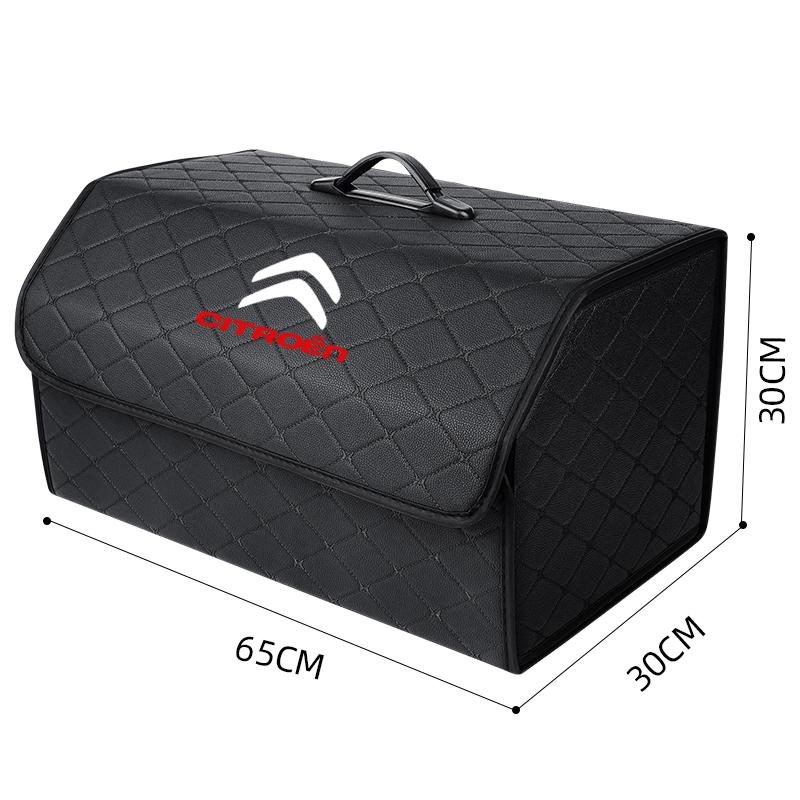 XKJC9 Car Trunk Organizer Box Large Capacity Auto Multiuse Tools Storage Bag Stowing Tidying For Citroen C1 C2 C3 C4 C5 C6 C8 C4L DS3