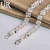 925 Sterling Silber Drachen Knochen Halskette Mode Hochzeit Schmuck