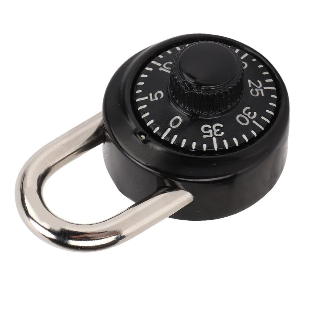 Dial Combination Lock Waterproof Heat Treatment Hardened Steel Security Padlock for Gym