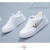 Mode Alphabet Weiße Schuhe Damen 2025 Frühling Neu Mädchenstil Damen Sneaker Slipper Lässige Brot-Plateauschuhe Zapatos De Mujer