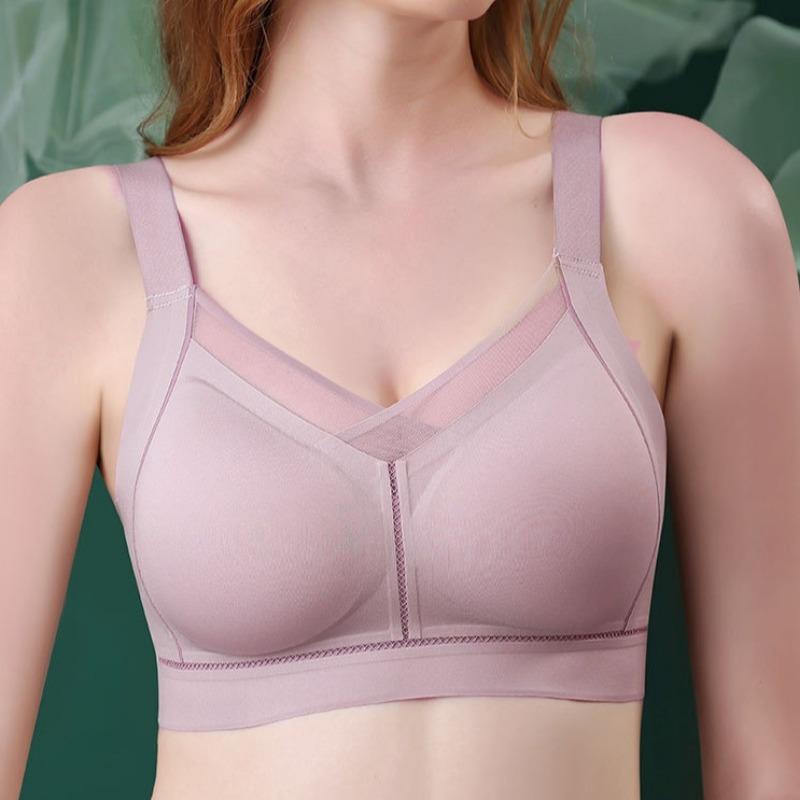 Seamless Fixed Full Cup Bra with Large Breasts To Make Them Look Smaller Gathered Breasts To Hold Side Breasts and Prevent Sagging Without Underwire