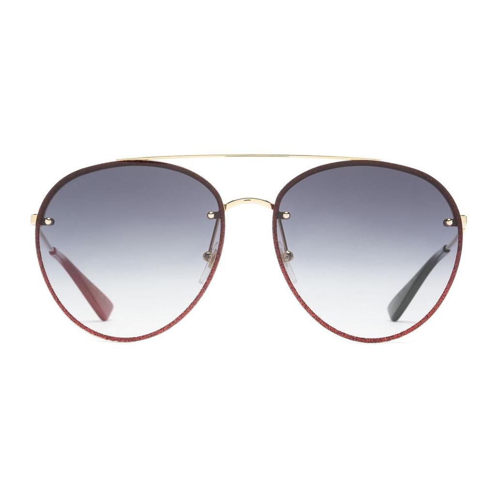 Gucci Metal Frame Round Sunglasses Unisex sunglasses GG0351S001