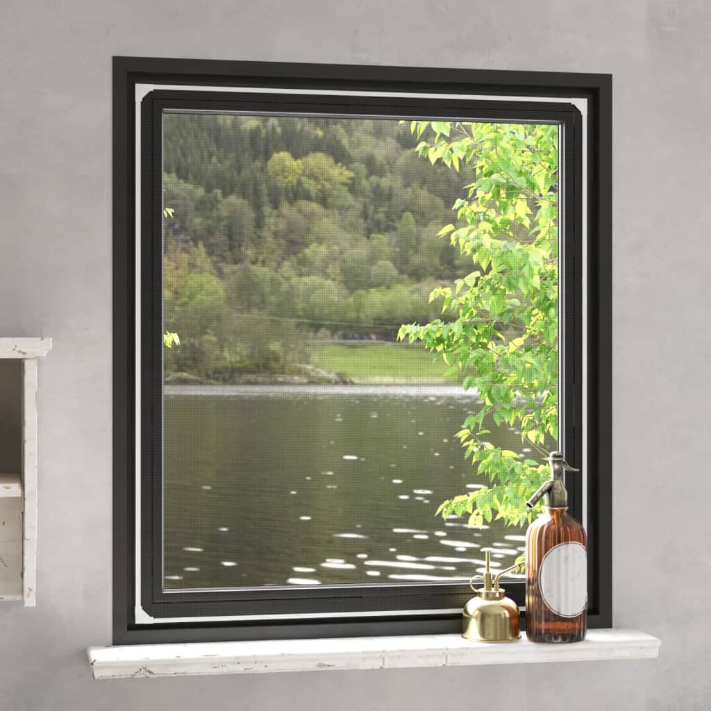 Magnetic Insect Screen for Windows White 120 X 140 Cm