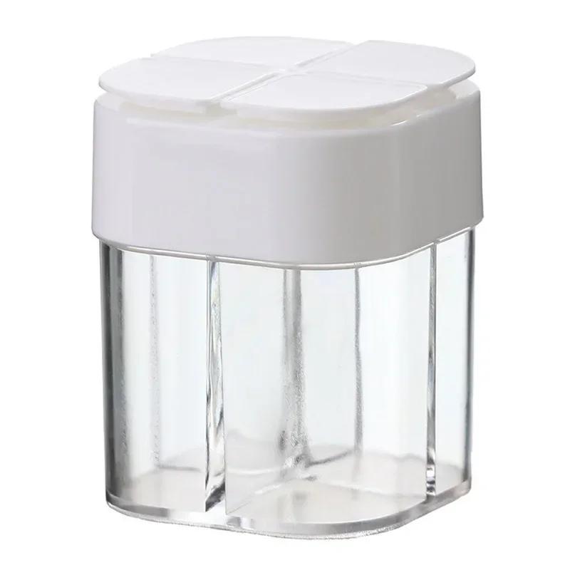 

BBQ Seasoning Jar Spice Organizer Bottle Outdoor Camping Seasoning Container Separate Form Kitchen Gadget Sets 1 PCS белый