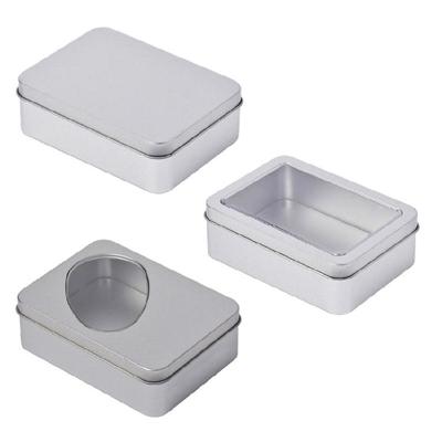 Kartonový úložný box Organizéry na karty Pouzdro na karty Prázdný kovový úložný box na herní karty