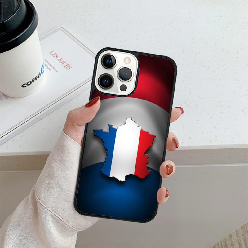 France Flag Phone Case For iPhone 17 Air 16 pro max 15 14 plus 12 13 Shell Cover coque