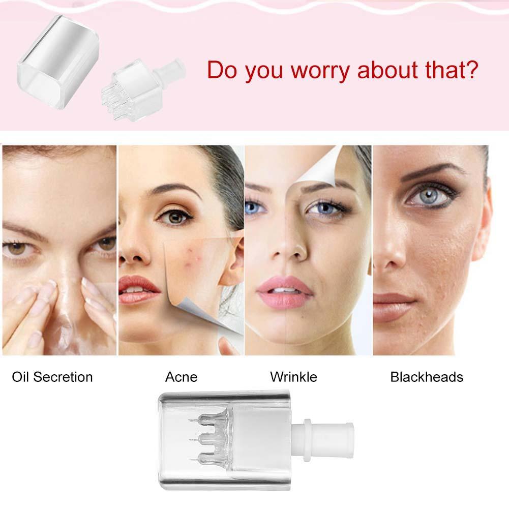 ABS 9 Pinos Descartáveis Agulha de Pressão Negativa Consumíveis Pistola de Injeção Filtro Acessórios Máquina de Beleza