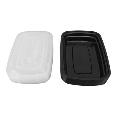 10 Pezzi Contenitori Alimentari Monouso in Plastica Contenitori per Meal Prep Scatole per Confezionamento Alimentare Cibo