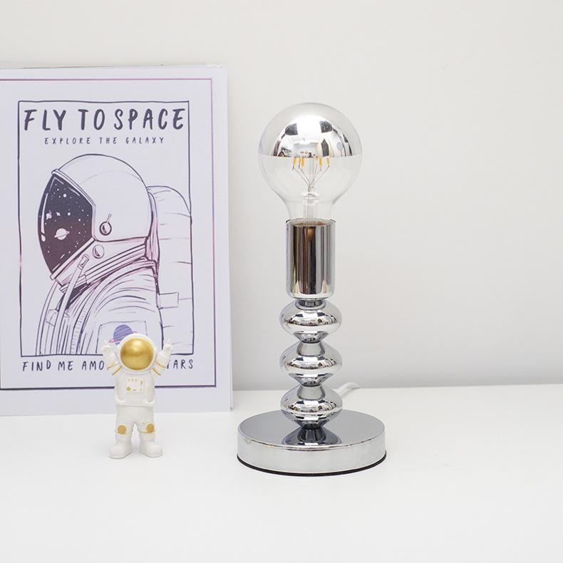 Retro Nordic LED Desk Lamp for Bedroom Bedside Bar Korean Ins Style Table Lamps  Decor Vintage Night Light Plug in Bauhaus Lamps