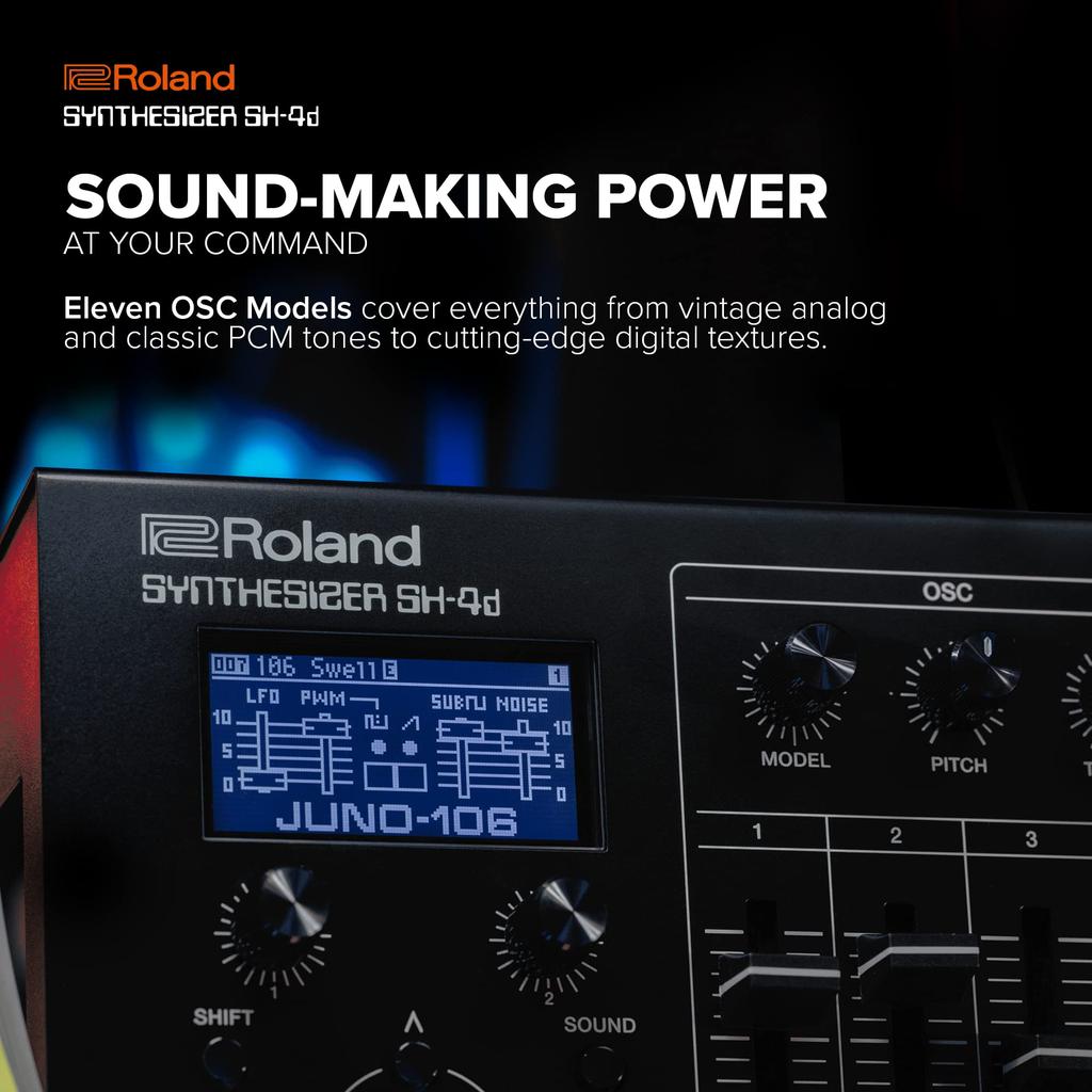 Roland Desktop Synthesizer Roland/SH-4d