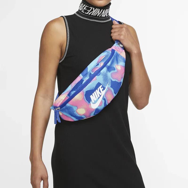 Nike Fabric Crossbody Bag , Fanny Pack Medium Women's Blue / White (Unisex) Fanny Packs DR6250 405