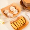 Disposable Paper Plates PE Coated Oil Proof Film Barbecue Plate Burger French Fries Grilled Skewers Hot Dogs Boat Shaped Tray Pack Tableware