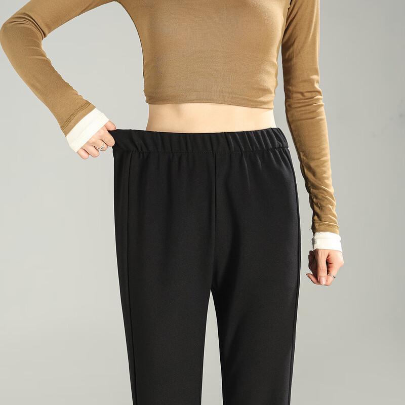 Demana Women's Autumn Slim Fit Slit Micro-Flare Casual Pants