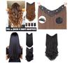 Bone Straight One Piece Real Human Hair Extensions Clip Ins Unprocessed European U Shape Hair Topper Lace Clip in Extension