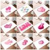Love Printing Non-Slip Small Rug Waterproof Easy To Clean Floor Mat for Indoor Outdoor Use Durable Home Decoration Beautiful