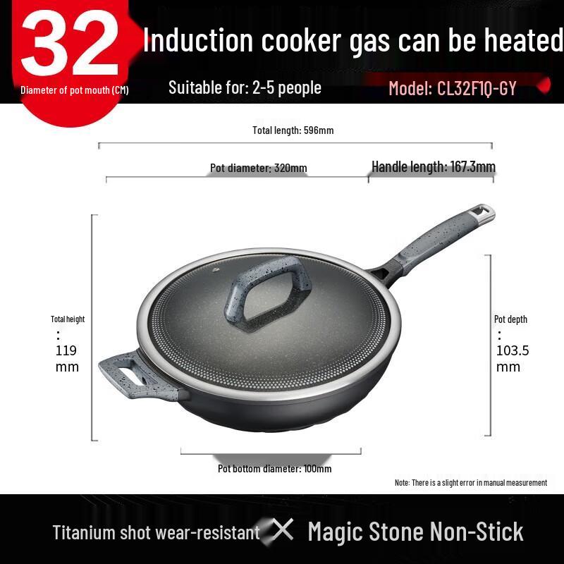 ASD Magic Stone Non-Stick Wok