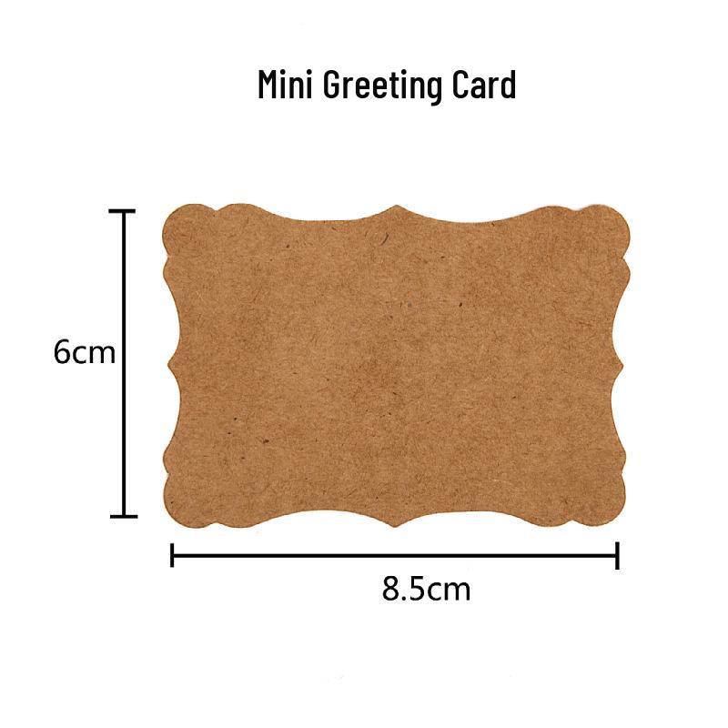 High-Quality Retro Kraft Paper Envelopes for Postcards and Greeting Cards - Western Style