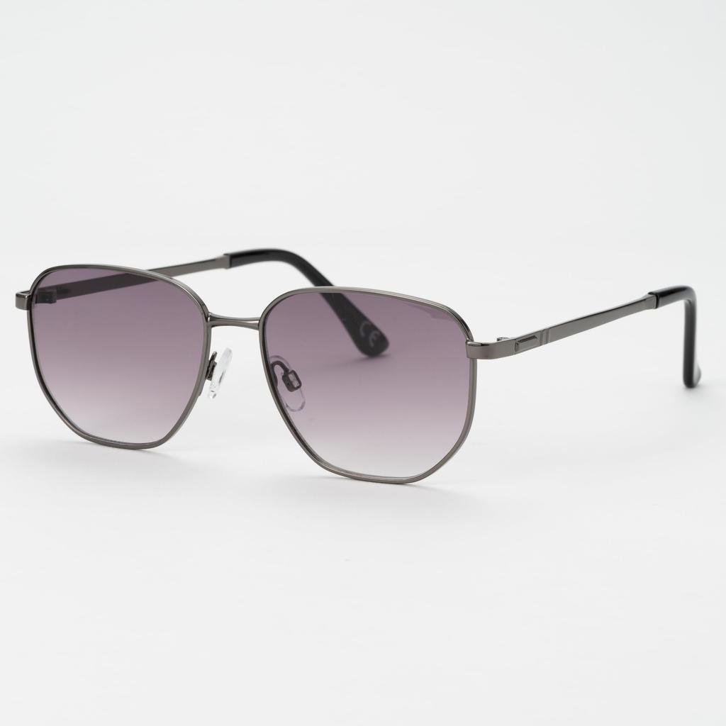 Meigan Nagoya Eyewear Sunglasses for UV Protection Metal Square Wellington Japanese Gradient Men Stylish, (99%), UV400, Frame, Cut, Gold, Style,