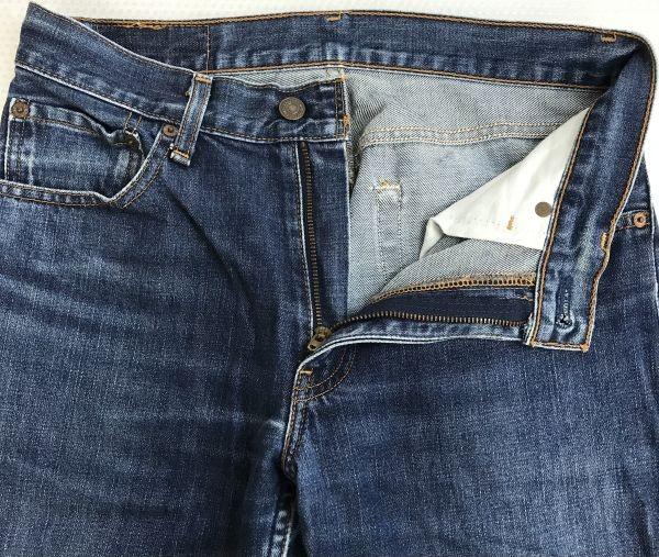 Made in Japan Levi's 550 Denim Pants Button Back J09 Engraved Men W28 L32 Trousers cBH616-f(USED)