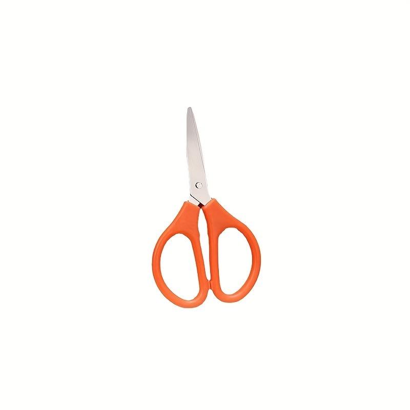 

Mini Household Scissors, Stainless Steel DIY Craft Scissors, Manual Paper Cuttings, for Offices, Schools and DIY Crafts оранжевый