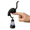 Inverted Hanging Cat-Shaped Wall Hook Cute Bookshelf Lantern  Bookshelf Decoration
