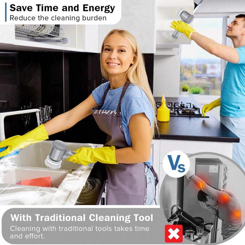 

Handheld Kitchen Cleaning Brush Handheld Kitchen Cleaning Cordless Brush Lightweight Design Cleaning Tool For Kitchen Outdoor spain