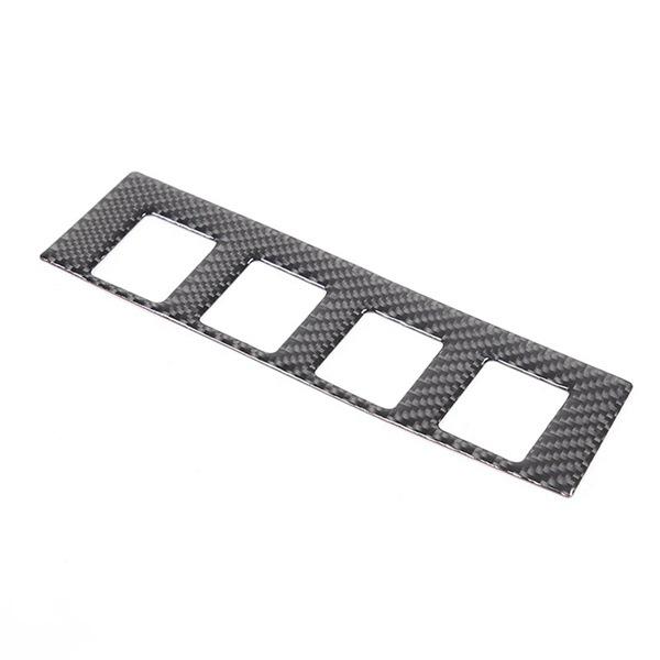 Carbon Fiber Rear Seat Charging Port Frame Sticker for 2020-2024 Land Rover Defender 110/130