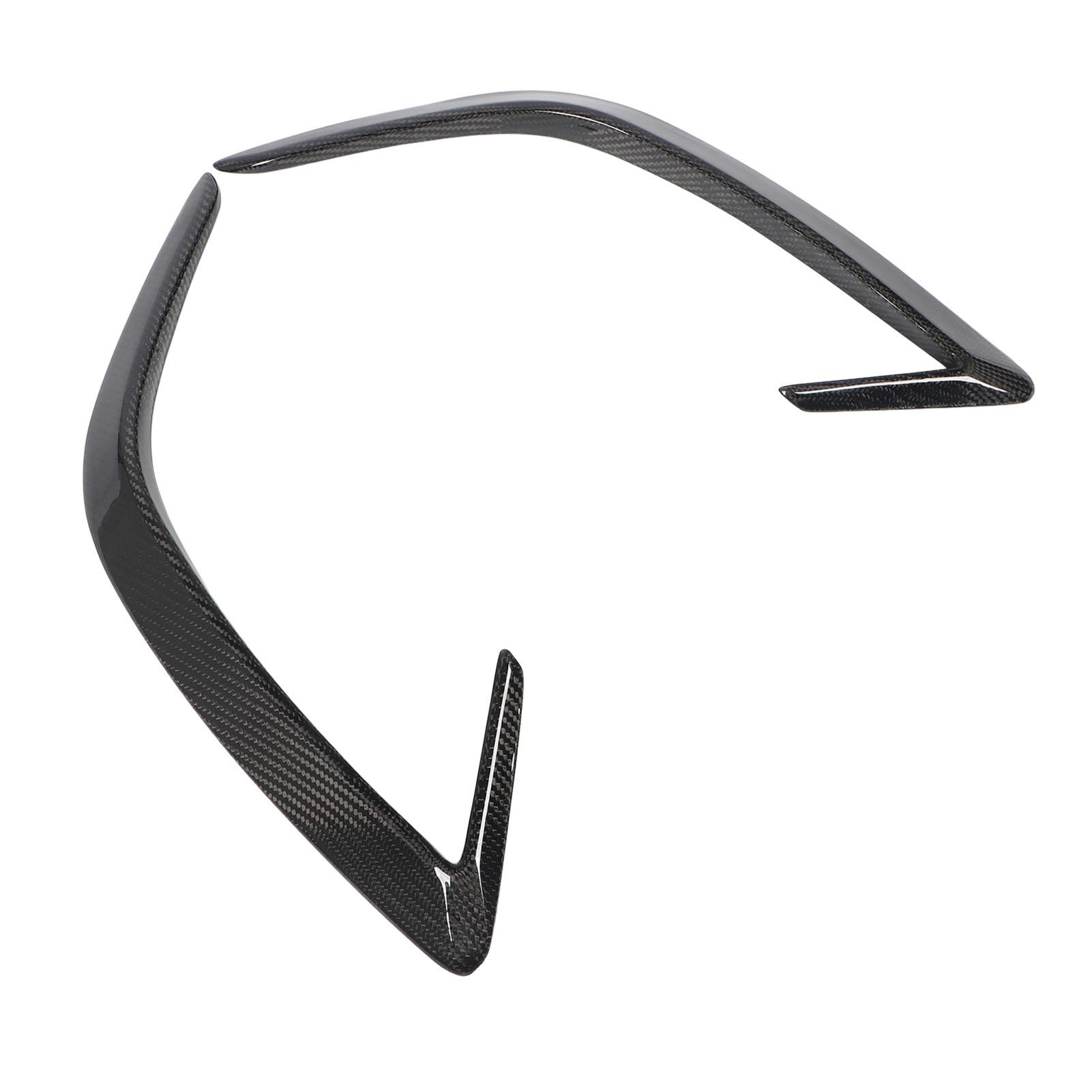 

1 пара автомобильных задних бамперов Wind Knife левый правый глянцевый карбоновый спойлер для заднего бампера замена