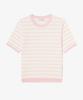 LACOSTE Women'S Scallop Crew Neck Short Sleeve Sweater Af900E-56G Ady