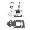 Outboard Water Pump Base Housing Kit 63V 45331 00 5B with 90381 14020 Bushing 93101 20048 Oil Seal 63V 45315 A0 Gasket