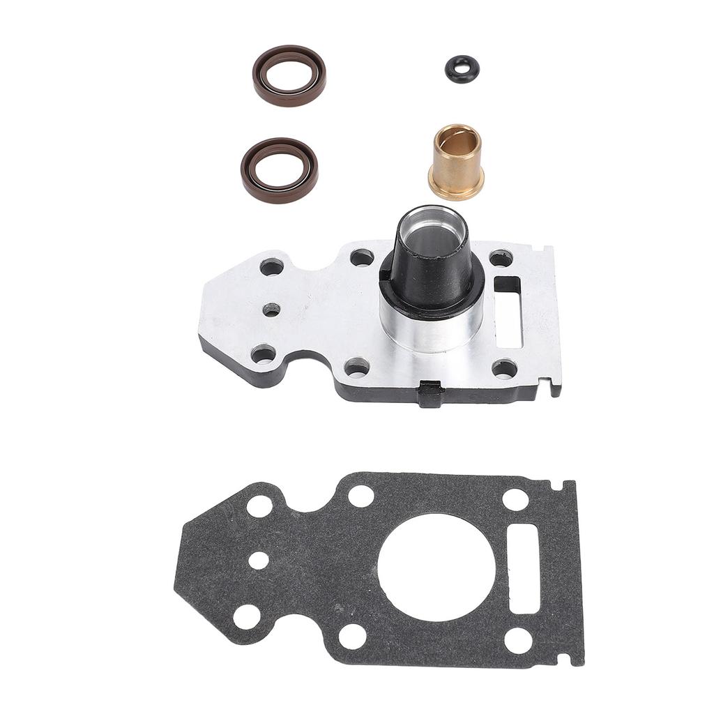 Outboard Water Pump Base Housing Kit 63V 45331 00 5B with 90381 14020 Bushing 93101 20048 Oil Seal 63V 45315 A0 Gasket