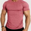 Sports Tight-fitting Stretch Casual Quick-drying Running Round Neck Short-sleeved Top