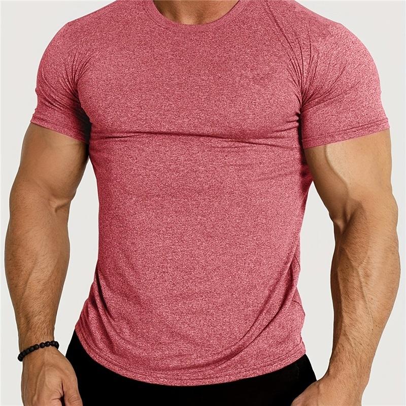 Sports Tight-fitting Stretch Casual Quick-drying Running Round Neck Short-sleeved Top