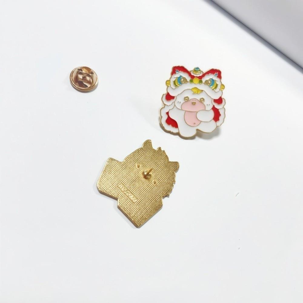 Zinc Zinc Zinc Alloy Zodiac Horse Brooch Cartoon Animal Brooch Exquisite New Year Lapel Pins  New Year Gift