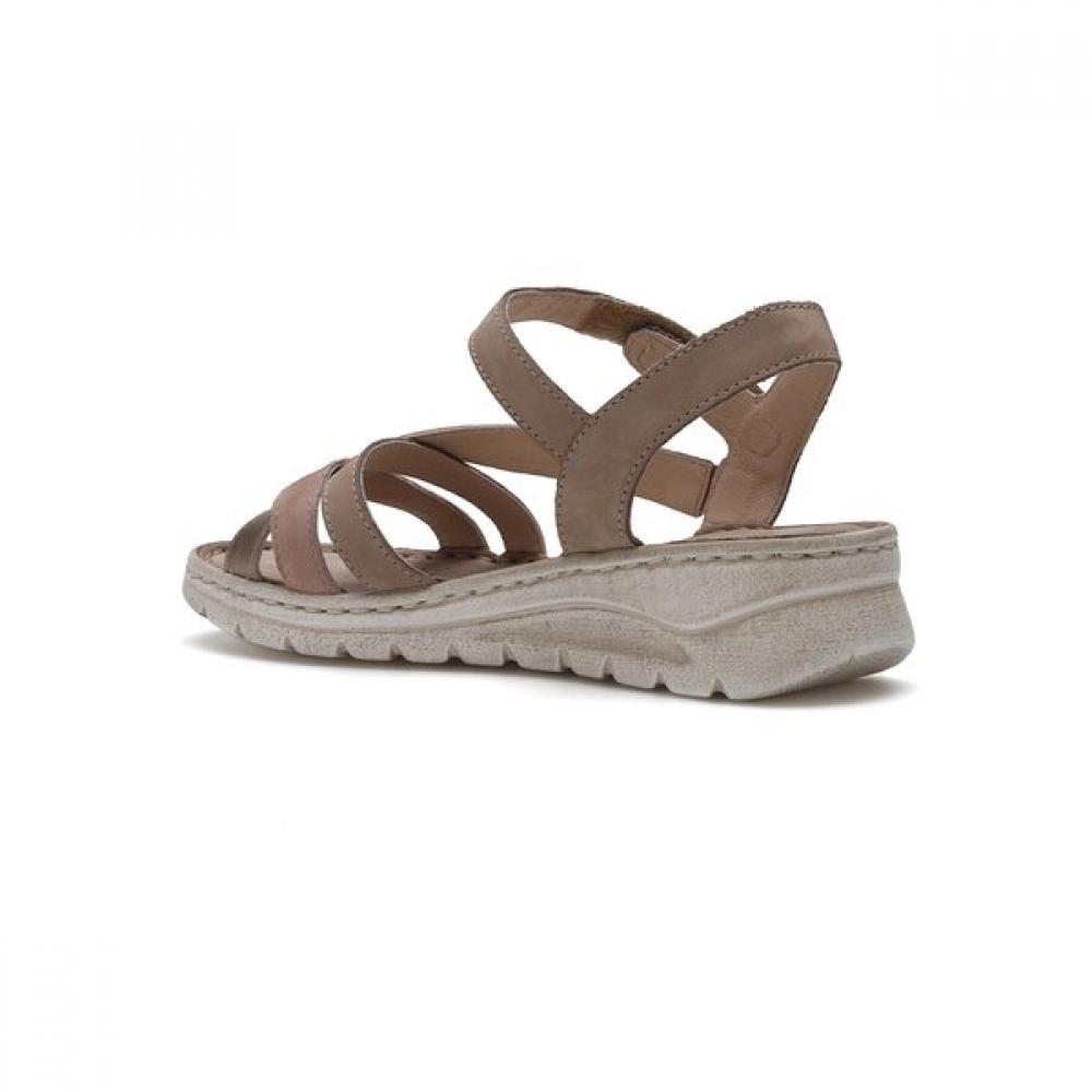 Vigevano Women S Comfort Daily caSual SandalS Demi 01 8vg4835S8d Beige Gold