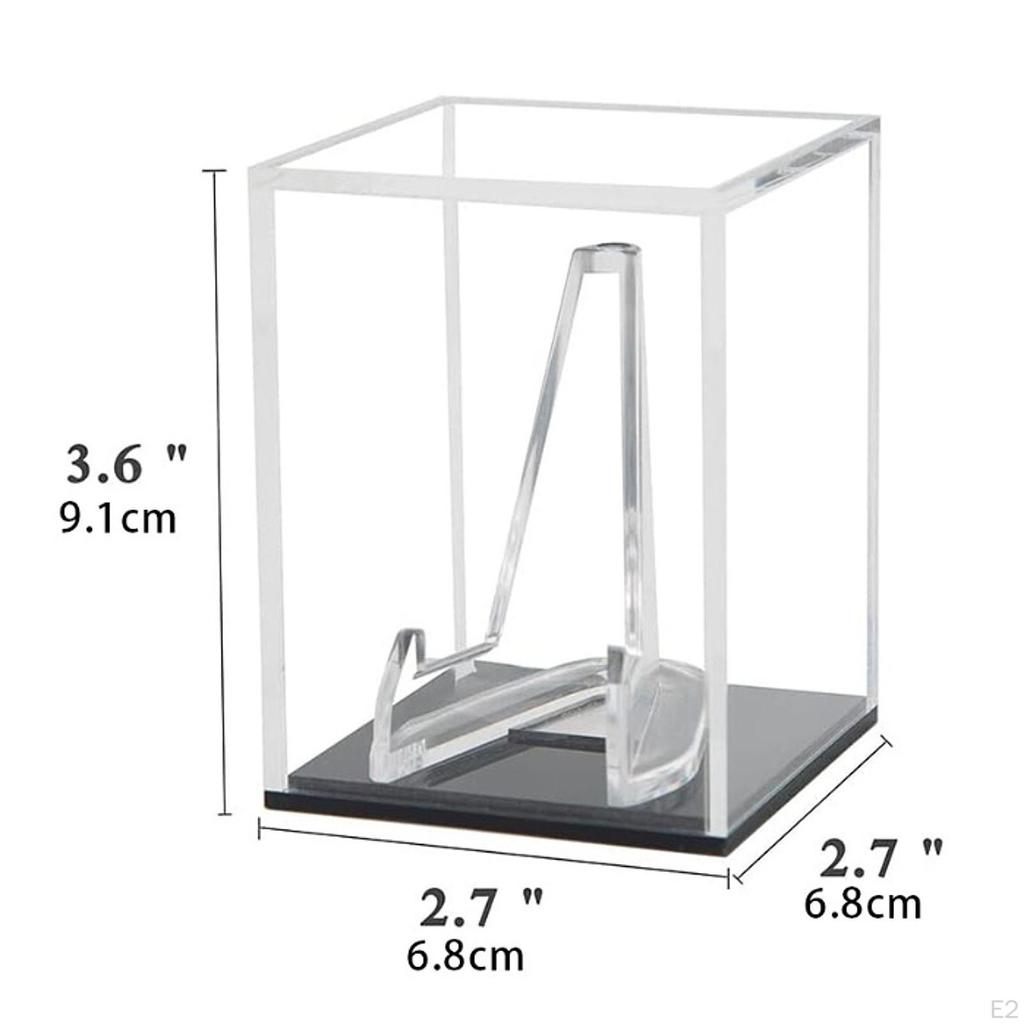 Guitar Pick Display Box Holder,with Stand,Rack,Display Collectable Mini Storage