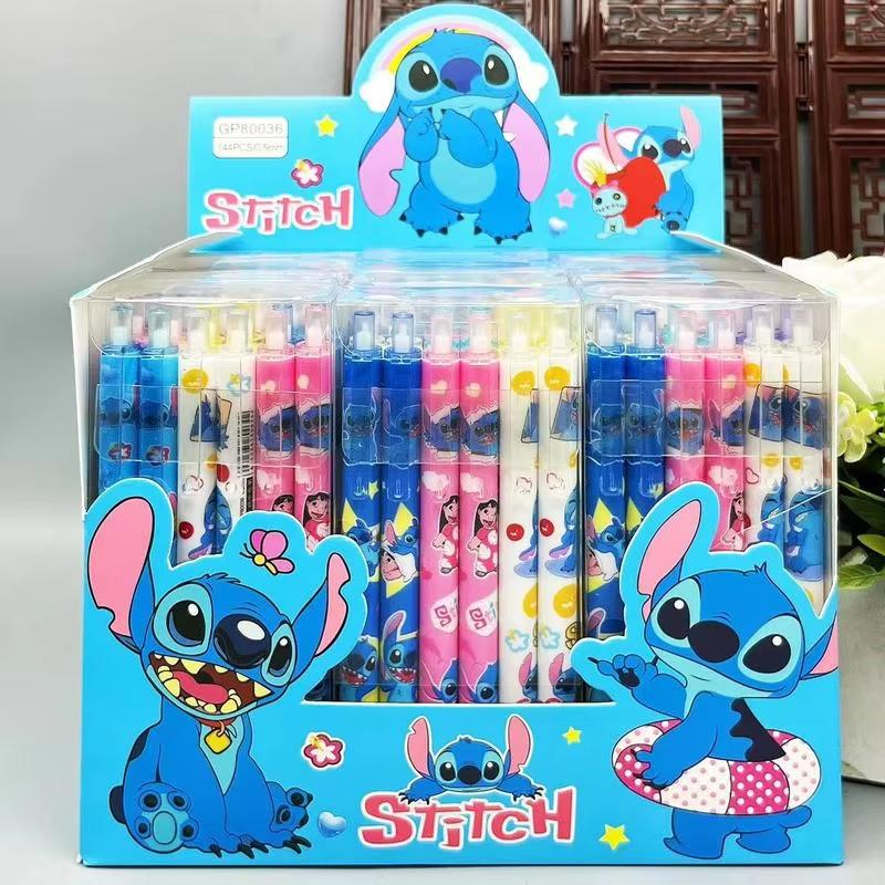 MINISO Cartoon Animals Gel Pens 1pc Cartoon New Pressing Pen Black Water Ink 0.5mm Cute Signature Pen Stationery Student Gift